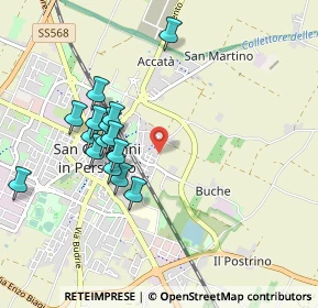 Mappa Via Vecchia di Zenerigolo, 40017 San Giovanni in Persiceto BO, Italia (0.90267)