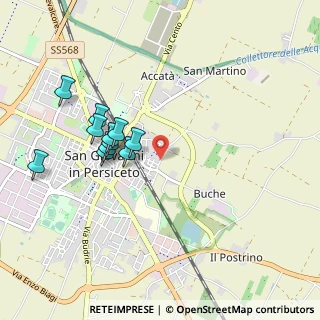 Mappa Via Vecchia di Zenerigolo, 40017 San Giovanni in Persiceto BO, Italia (0.89182)