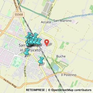 Mappa Via Vecchia di Zenerigolo, 40017 San Giovanni in Persiceto BO, Italia (0.82118)