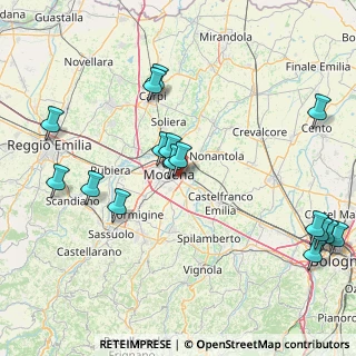 Mappa Via L. Borri, 41122 Modena MO, Italia (19.54938)
