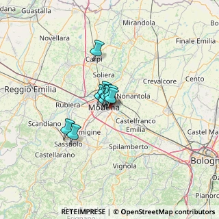 Mappa Via L. Borri, 41122 Modena MO, Italia (6.25273)
