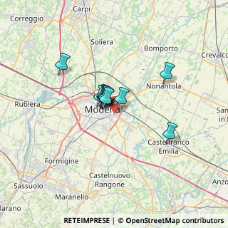 Mappa Via L. Borri, 41122 Modena MO, Italia (4.03636)