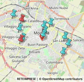 Mappa Viale Carlo Sigonio, 41124 Modena MO, Italia (1.865)