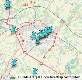 Mappa Viale Carlo Sigonio, 41124 Modena MO, Italia (3.57615)