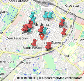 Mappa Viale Carlo Sigonio, 41124 Modena MO, Italia (0.747)