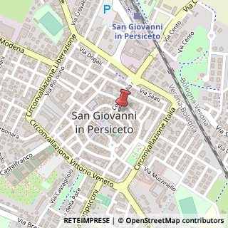 Mappa Via Giulio Cesare Croce, 13, 40017 San Giovanni in Persiceto, Bologna (Emilia Romagna)