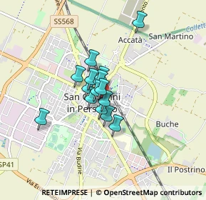 Mappa Piazza XXIV Maggio, 40017 San Giovanni in Persiceto BO, Italia (0.504)