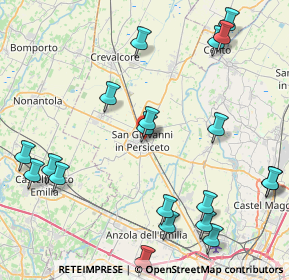 Mappa Via Betlemme, 40017 San Giovanni In Persiceto BO, Italia (10.6995)