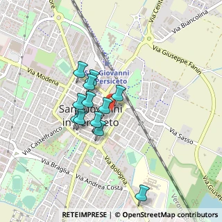 Mappa Piazza XXIV Maggio, 40017 San Giovanni in Persiceto BO, Italia (0.34833)