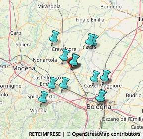 Mappa Via San Lorenzo, 40017 San Giovanni in Persiceto BO, Italia (11.39067)