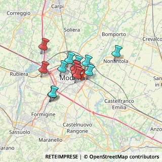 Mappa Strada Saliceto Panaro, 41122 Modena MO, Italia (4.62071)