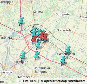 Mappa Via Domenico Cimarosa, 41122 Modena MO, Italia (5.445)