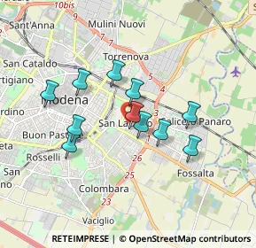 Mappa Via Domenico Cimarosa, 41122 Modena MO, Italia (1.46)