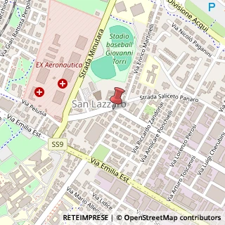 Mappa Via Evaristo Pancaldi, 6, 41122 Modena, Modena (Emilia Romagna)
