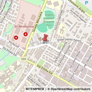 Mappa Strada Saliceto Panaro, 123, 41122 Modena, Modena (Emilia Romagna)