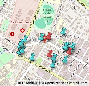 Mappa Via Domenico Cimarosa, 41122 Modena MO, Italia (0.249)