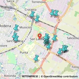 Mappa Strada Saliceto Panaro, 41122 Modena MO, Italia (1.069)
