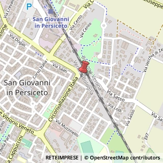Mappa Via Francesco Albani, 2, 40017 San Giovanni in Persiceto, Bologna (Emilia Romagna)