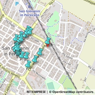 Mappa Via Albani, 40017 San Giovanni in Persiceto BO, Italia (0.307)