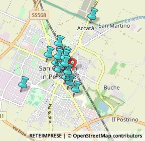 Mappa Via Albani, 40017 San Giovanni in Persiceto BO, Italia (0.59733)