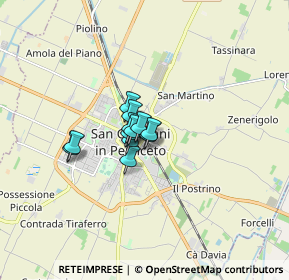 Mappa Via Francesco Albani, 40017 San Giovanni in Persiceto BO, Italia (0.80417)