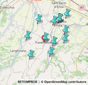 Mappa Via Fratelli Cantini, 43029 Traversetolo PR, Italia (6.84692)