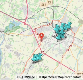 Mappa Tangenziale Sud Salvatore Quasimodo, 41126 Modena MO, Italia (4.0025)