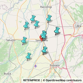 Mappa Via Foscolo, 12038 Savigliano CN, Italia (5.87538)