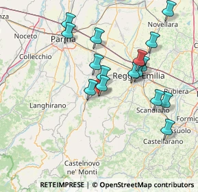 Mappa Via Matilde di Canossa, 42020 Quattro Castella RE, Italia (14.86438)