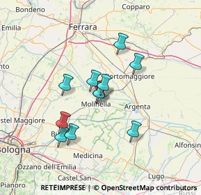 Mappa Via Cavedone, 44011 Argenta FE, Italia (10.94182)