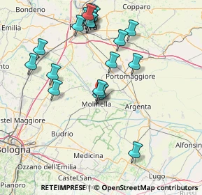 Mappa Via Cavedone, 44011 Argenta FE, Italia (16.7295)
