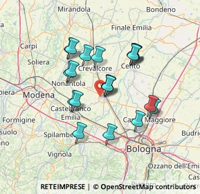 Mappa Via Montirone, 40017 San Giovanni In Persiceto BO, Italia (11.7095)