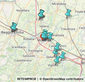 Mappa Via Nicolò Matarelli, 41124 Modena MO, Italia (14.55933)