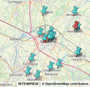 Mappa Via Nicolò Matarelli, 41124 Modena MO, Italia (7.5665)