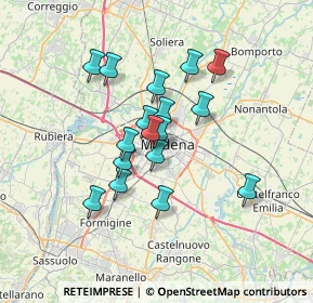 Mappa Via Nicolò Matarelli, 41124 Modena MO, Italia (5.47118)