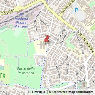 Mappa Via Ciro Bisi, 140, 41125 Modena, Modena (Emilia Romagna)
