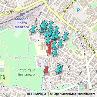 Mappa Via Ciro Bisi, 41125 Modena MO, Italia (0.15217)