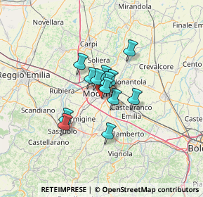 Mappa Via La Spezia, 41125 Modena MO, Italia (7.86462)