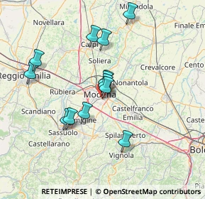 Mappa Via La Spezia, 41125 Modena MO, Italia (12.58923)