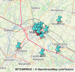 Mappa Via La Spezia, 41125 Modena MO, Italia (4.39692)