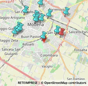 Mappa Via La Spezia, 41125 Modena MO, Italia (2.158)