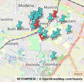 Mappa Via La Spezia, 41125 Modena MO, Italia (0.871)