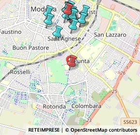 Mappa Via La Spezia, 41125 Modena MO, Italia (1.216)