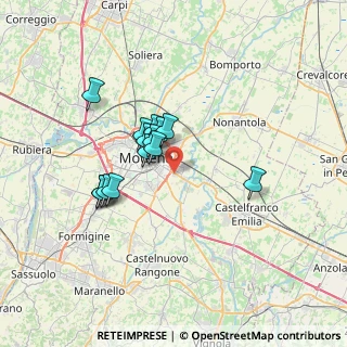 Mappa Via Giorgio Perlasca, 41126 Modena MO, Italia (5.49071)
