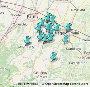 Mappa Via Pontenovo, 42020 San Polo d'Enza RE, Italia (10.423)