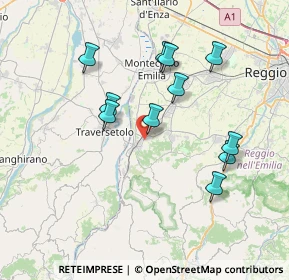 Mappa Via Pontenovo, 42020 San Polo d'Enza RE, Italia (7.07909)
