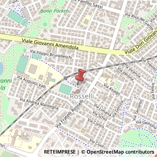 Mappa Via Fratelli Rosselli, 150, 41125 Modena, Modena (Emilia Romagna)