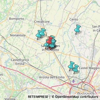 Mappa Via Malpighi, 40017 San Giovanni in Persiceto BO, Italia (3.88308)