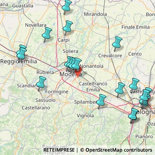 Mappa Via Franz Lehar, 41122 Modena MO, Italia (21.659)