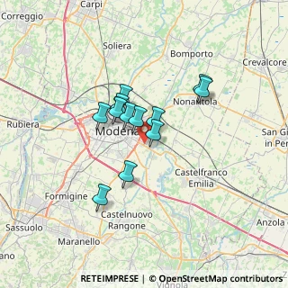 Mappa Via Franz Lehar, 41122 Modena MO, Italia (4.895)